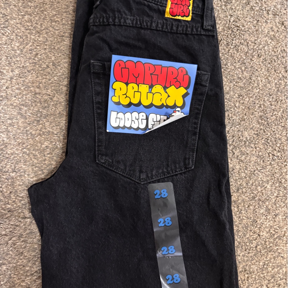 Empyre Charcoal Relaxed Men's Jeans